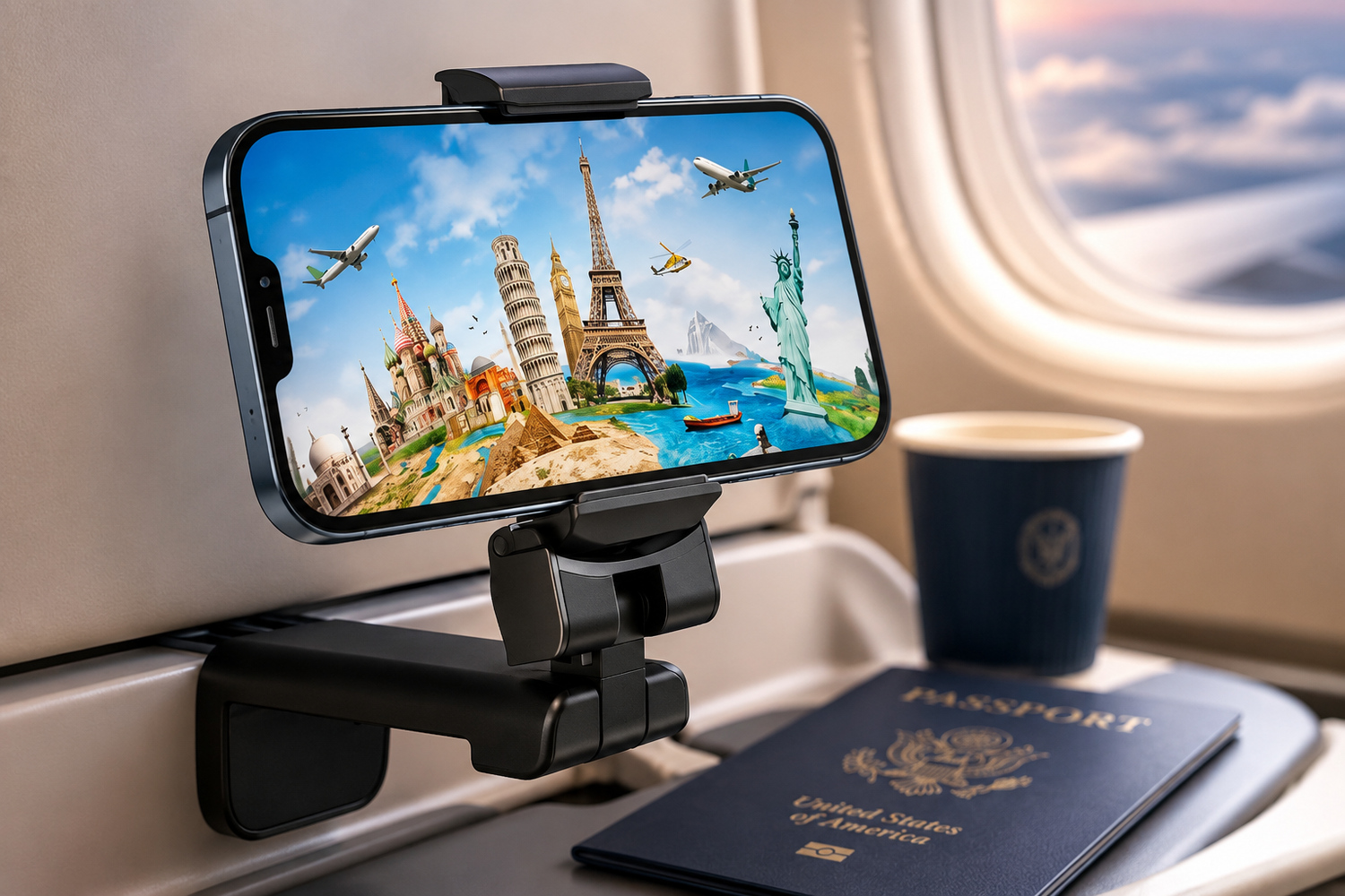 Aircraft Phone Holder