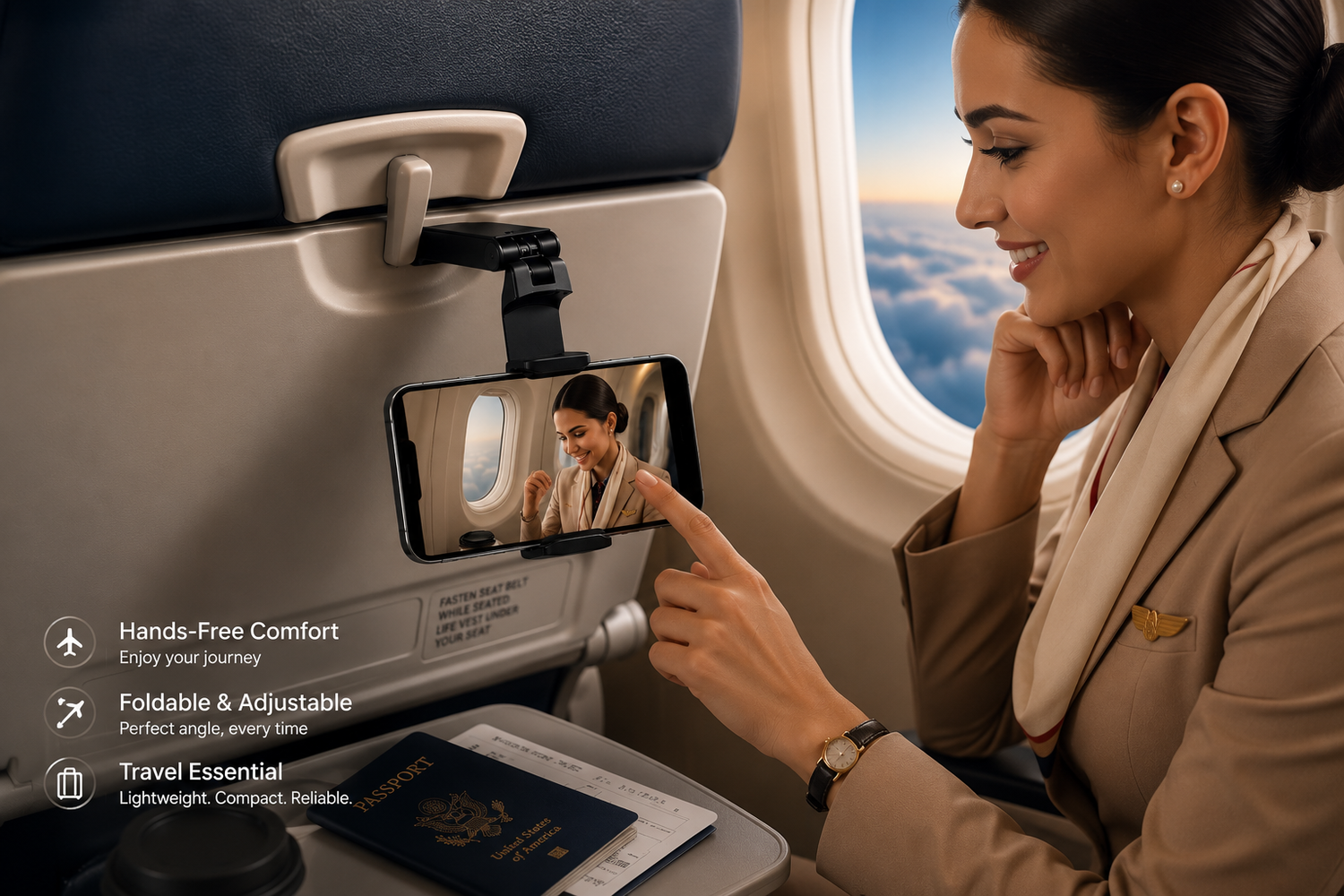 Aircraft Phone Holder
